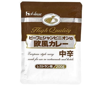 House Foods Beef and Champignon European Curry, Medium Spicy, 200g x 30 bags 