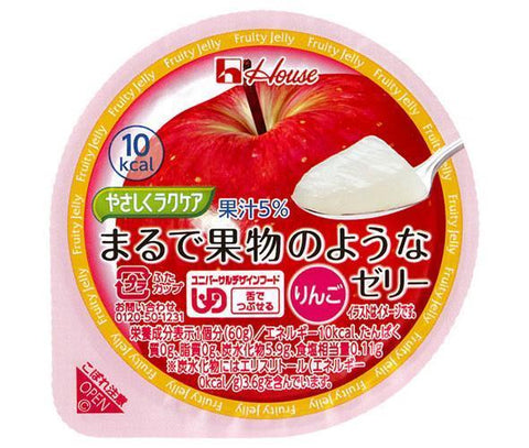 House Foods Gentle Laccare Fruit-like Jelly Apple 60g x 48 pieces 