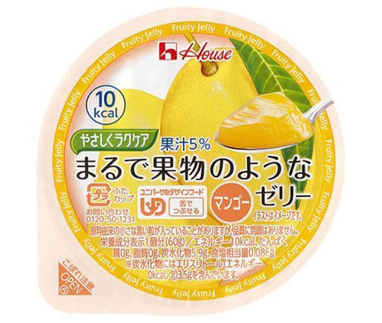 House Foods Easy Raku Care Gelée Fruitée Mangue 60g x 48 pièces 