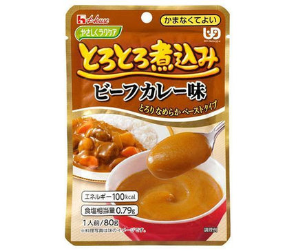 House Foods Yasashiku Rakucare, Simmered Beef Curry Flavor, 80g x 40 pieces 