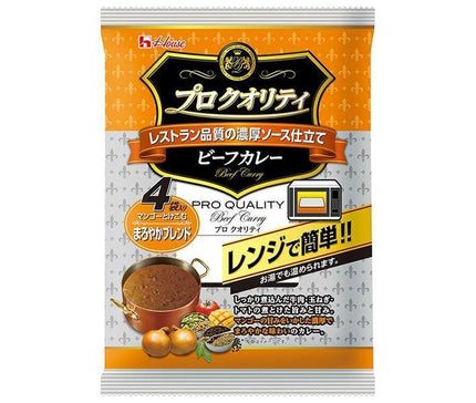 House Foods Pro Quality Beef Curry 4 sachets Mellow Blend 680g (170g x 4 sachets) x 6 pièces 