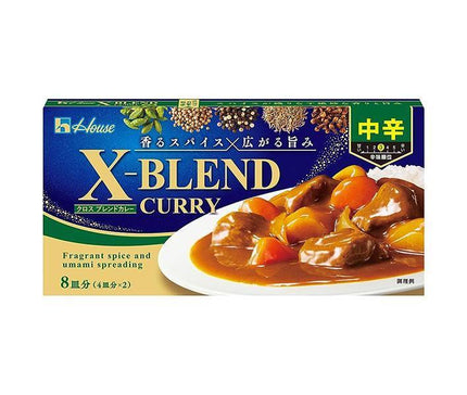 ハウス食品 クロスブレンドカレー 中辛 140g×10個入