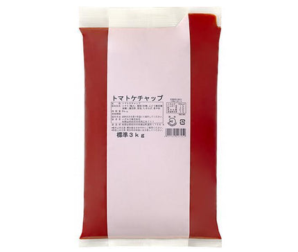 Haguruma JAS Standard Tomato Ketchup 3kg Bag Pack x 4 Bags 