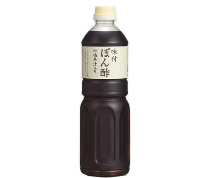 Haguruma Seasoned Ponzu Sauce with Japanese Citrus Juice 1000ml Plastic Bottle x 12 Bottles 