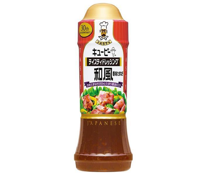 [11/25~ 10% off all products!!] KEWPIE Tasty Dressing Japanese Style Aromatic Onion 210ml PET bottle x 12 bottles