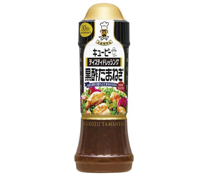 [11/25~ 10% off all products!!] KEWPIE Tasty Dressing Black Vinegar Onion 210ml PET bottle x 12 bottles