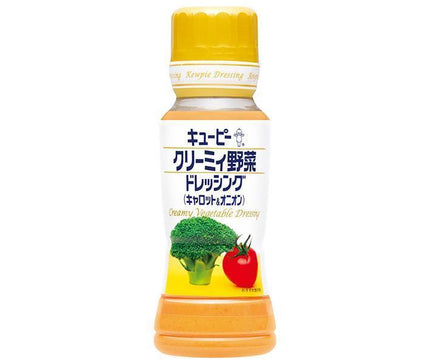 キューピー クリーミィ野菜 ドレッシング (キャロット＆オニオン) 180mlペットボトル×12本入