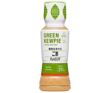 KEWPIE Plant-Based Sesame Dressing 180ml Plastic Bottle x 12 