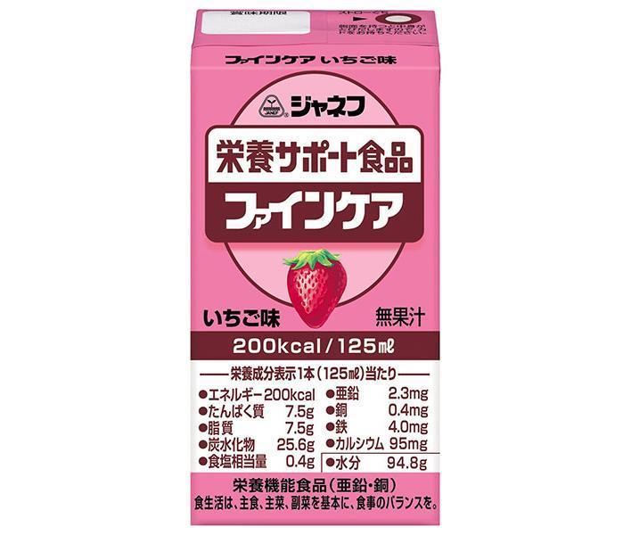 KEWPIE JANEF Nutritional Support Food Fine Care Strawberry Flavor 125ml Paper Pack x 12 Bottles 