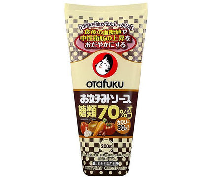 Otafuku Okonomiyaki Sauce, 70% less sugar, 200g x 12 bottles 