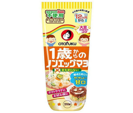 Otafuku Non-Egg Mayo for 1 Year Olds and Up 210g x 12 Bottles 