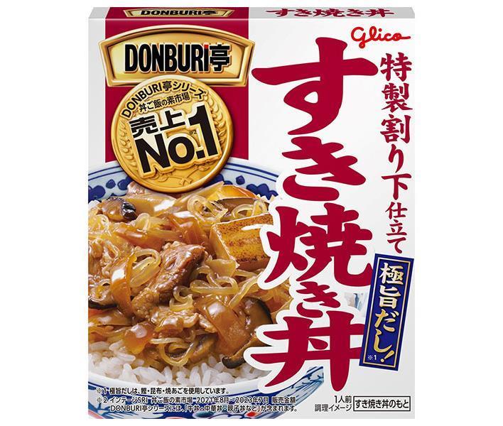 江崎グリコ DONBURI亭 すき焼き丼 170g×10個入【日本出荷】