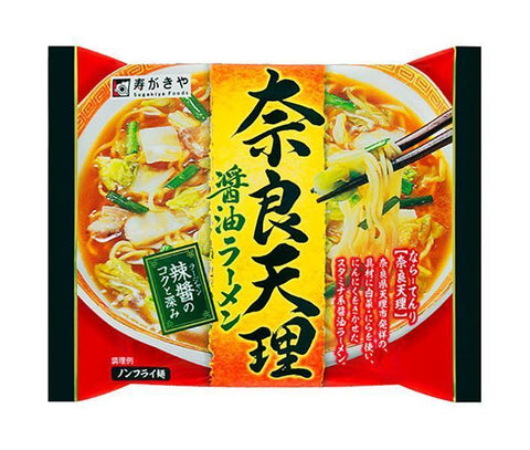 Sugakiya Instant Nara Tenri Soy Sauce Ramen 126g x 12 bags 