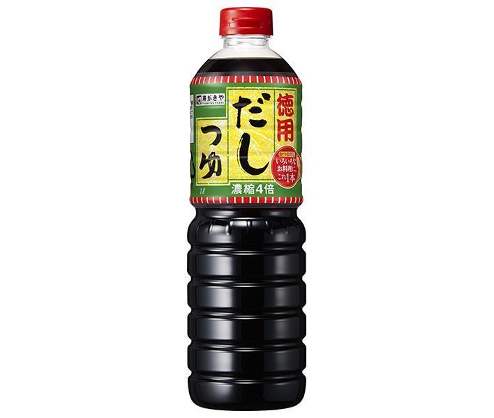 寿がきや デカサイズ 徳用だしつゆ 濃縮4倍 1Lペットボトル×12本入【日本出荷】