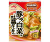 味の素 CookDo(クックドゥ) きょうの大皿 豚バラ白菜用 ごま油香る鶏だしあん 110g×10個入