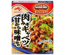 Ajinomoto CookDo Today's Large Plate, Meat, Miso and Cabbage, Sweet and Spicy Miso Stir-Fry, 100g x 10 pcs 