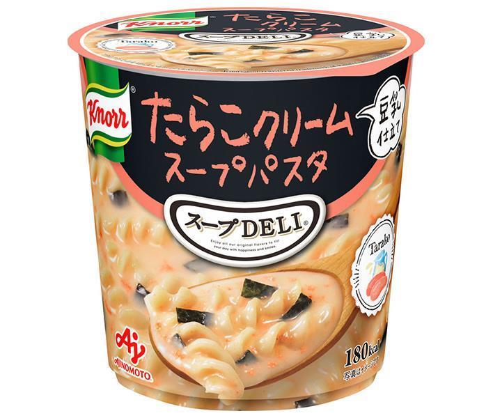 Ajinomoto Knorr Soup DELI Soupe à la crème d'œufs de morue pâtes version lait de soja (récipient) 44,2 g x 12 (6 x 2) pièces