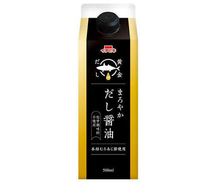 イチビキ 黄金だし まろやかだし醤油 500ml×12本入