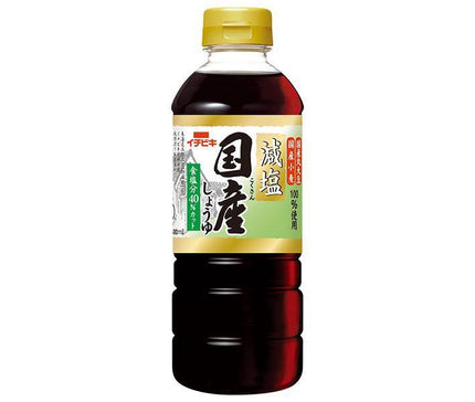 Ichibiki Reduced Salt Japanese Soy Sauce 500ml x 8 bottles 