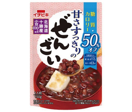 Ichibiki Glucides sucrés et rafraîchissants 50 % de réduction sur les calories Zenzai 150 g x 20 (10 x 2) sachets