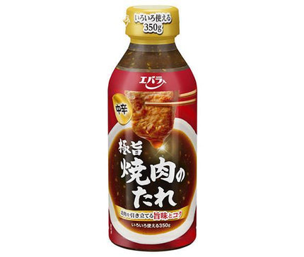 Ebara Foods Extremely Delicious Yakiniku Sauce, Medium Spicy, 350g x 12 bottles 