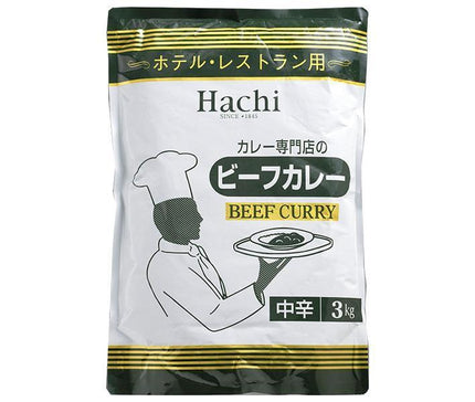 [11/25~ 10% off all products!!] Hachi Foods Hotel Restaurant Beef Curry, Medium Spicy, 3kg x 4 bags