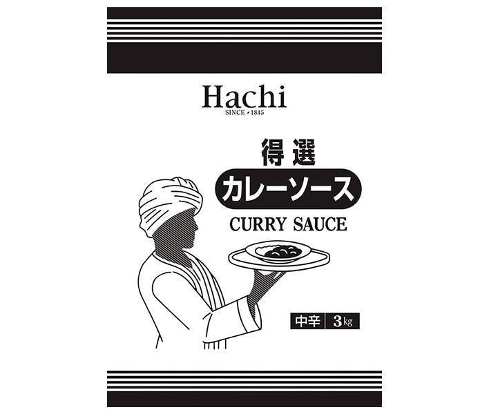 [11/25~ 10% off all products!!] Hachi Foods Special Curry Sauce, Medium Spicy, 3kg x 4 bags