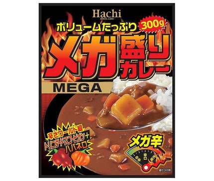 [11/25~ 10% off all products!!] Hachi Foods Mega-sized Curry, Mega-spicy, 300g x 20 (10 x 2) pieces