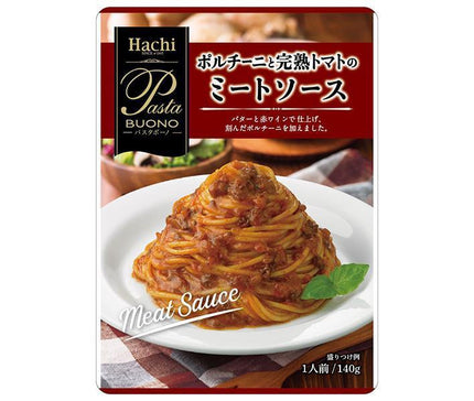 Hachi Foods Pasta Bono Porcini et sauce à la viande de tomates mûres 140g x 24 pièces 