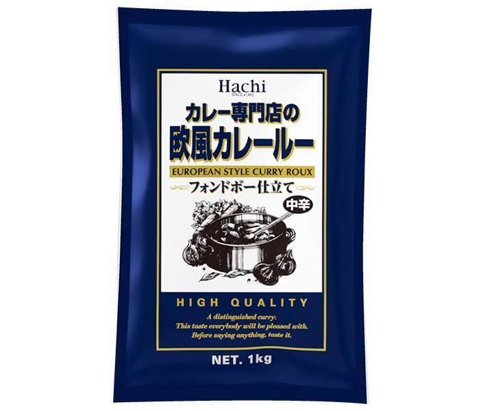 ハチ食品 カレー専門店の 欧風カレールー 中辛 1kg×12個入【日本出荷】