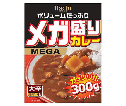 [11/25~ 10% off all products!!] Hachi Foods Mega-sized Curry, Extra Spicy, 300g x 20 (10 x 2) pieces