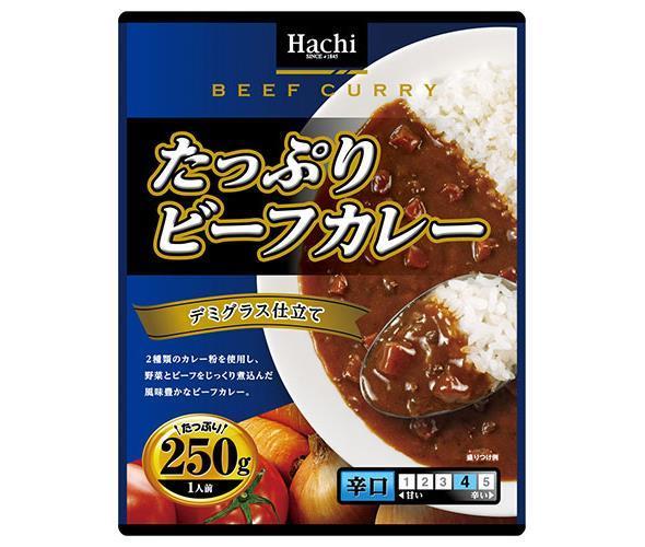 [11/25~ 10% off all products!!] Hachi Foods Plenty of Beef Curry, Spicy, 250g x 20 pieces