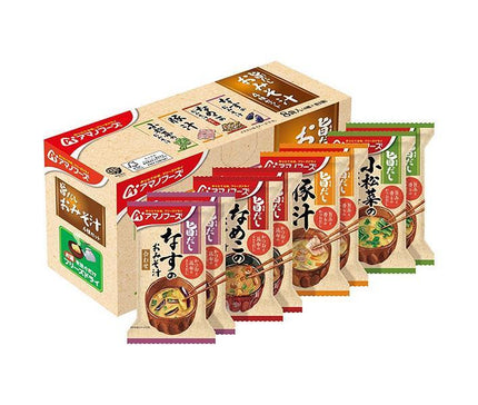 Amano Foods Umami Dashi Miso Soup 4-Type Set 8 Meals x 3 Boxes 