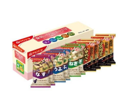 Amano Foods Freeze-Dried Love-Filled Miso Soup 5-Type Set, 10 Meals x 3 Boxes 