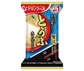 Amano Foods Freeze-Dried Luxury Miso Soup with Tofu, 10 meals x 6 boxes 