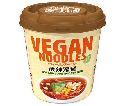 Yamadai New Touch Vegan Noodles Hot and Sour Soup Noodles 56g x 12 pieces 