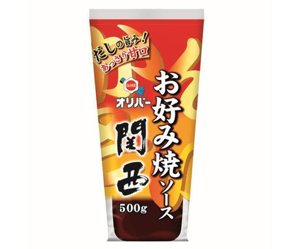 オリバーソース お好み焼ソース 関西 500g×12本入【日本出荷】
