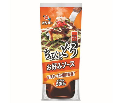 オリバーソース お好みソース ちょびっとどろ 500g×12本入【日本出荷】