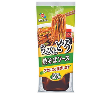 オリバーソース 焼そばソース ちょびっとどろ 500g×12本入【日本出荷】