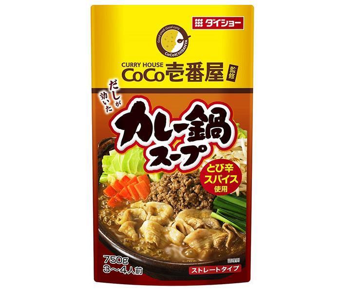 [11/25~ 10% off all products!!] Daisho CoCo Ichibanya Supervised Curry Hot Pot Soup 750g x 10 bags