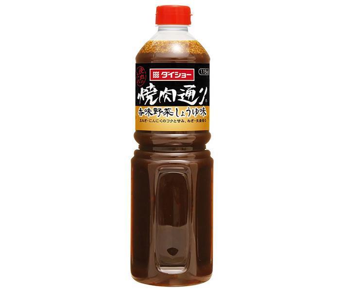 Daisho Yakiniku Street Saveur de sauce soja aux légumes 1,15 kg x 12 pièces 