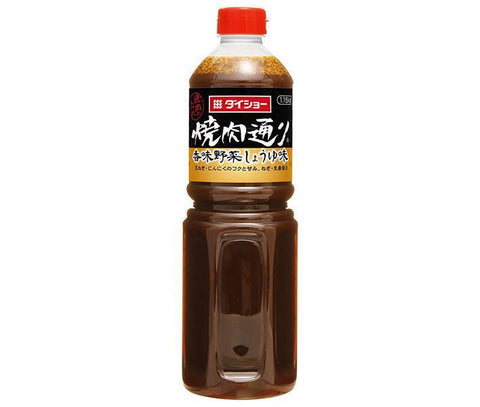 Daisho Yakiniku Dori Aromatic Vegetables Soy Sauce Flavor 1.15kg x 12 bottles 