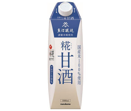 [11/25~ 10% off all products!!] Marukome Plus Koji Koji Amazake LL 1000ml paper pack x 6 bottles