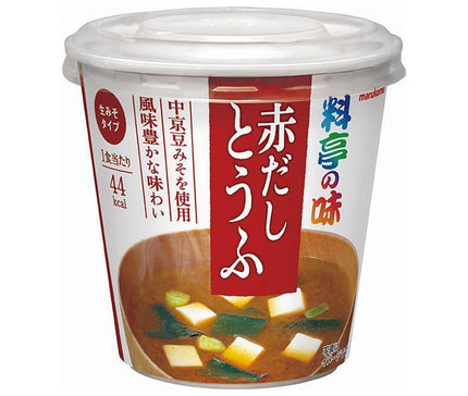 Marukome Cup Restaurant Saveur Tofu Dashi Rouge 1 portion x 6 pièces 