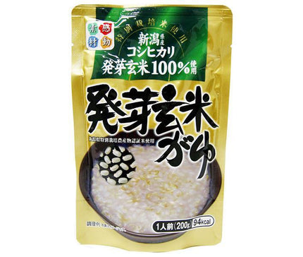 ヒカリ食品 こしひかり 発芽玄米がゆ 200gパウチ×24個入