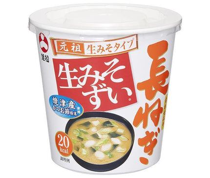 Asahimatsu tasse de misozui cru mélangé d'oignons verts 14,9 g x 6 pièces 