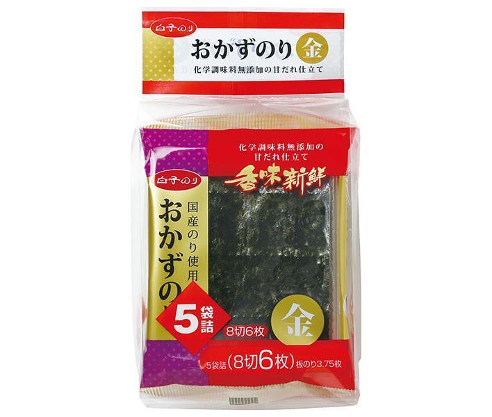 Shirako nori plat d'accompagnement nori gold 5 sachets (6 pièces de 8 tranches) x 24 (6 x 4) pièces 