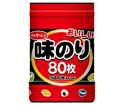 Shirako Nori Tabletop Flavored Nori 10-Cut 80 Sheets x 12 Packs 