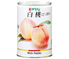 [11/25~ 10% OFF all products!!] Campy Japanese White Peach (JAS) 425g can x 24 pieces