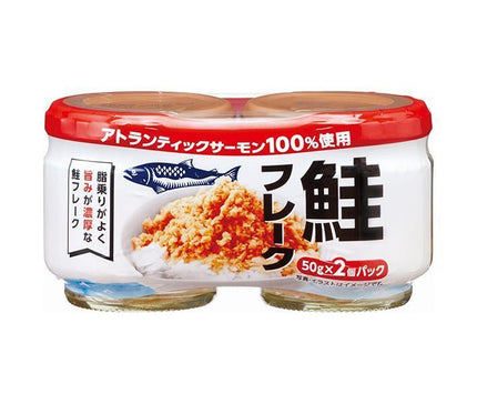 Kato Sangyo Salmon Flakes (50g x 2) x 12 pieces 